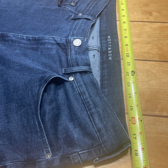 Mott and Bow Straight Staple Jeans 36x32 Dark Wash Denim - Picture 13 of 16